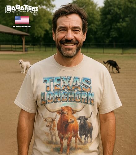 BABATEES Farm Animals Heavy Metal Tshirt for Men, Women & Farmers - 100% Natural Undyed Cotton - size chart