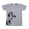 Couthclothing Men's Horse Crew Neck American Apparel T-Shirt - size chart