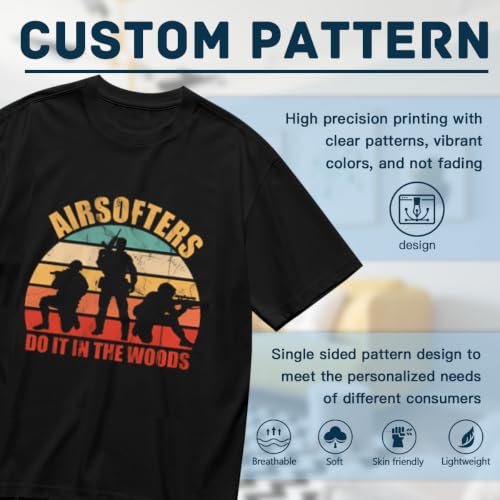 SYPPEIPLC Men Solid Cotton T-Shirt Crew Neck Short Sleeve Home is Where My Horse is Casual Daily Tops - size chart
