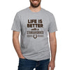 CafePress Standardbred Horse Men's Classic T Shirt Men's Semi-Fitted Classic Cotton T-Shirt - Heather Gray