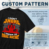SYPPEIPLC Men Solid Cotton T-Shirt Crew Neck Short Sleeve I Like Exercise Because I Love Eating Casual Daily Tops - size chart