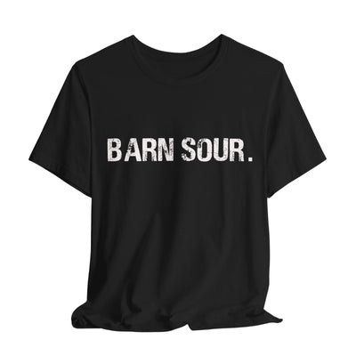 BARN SOUR Brand Horse Broke People Green Unisex Tee for Equestrians Horse Lovers Premium Cotton Made in USA