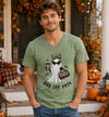 WQFQW Boo JEE 2026 Ghost Funny Halloween Leopard Print Ghost Shirt for Women - size chart