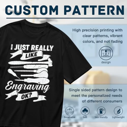 SYPPEIPLC Men Solid Cotton T-Shirt Crew Neck Short Sleeve I Like Exercise Because I Love Eating Casual Daily Tops - size chart