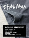 BABATEES U.S.A. MAX-Heavyweight Punk Rock Animals Shaka Wear Oversized 7.5oz Cotton Tshirt - size chart