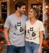 WQFQW Boo JEE 2026 Ghost Funny Halloween Leopard Print Ghost Shirt for Women - size chart