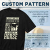 SYPPEIPLC Men Solid Cotton T-Shirt Crew Neck Short Sleeve Home is Where My Horse is Casual Daily Tops - size chart