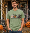 WQFQW Spooky Schnauzer Society Halloween Shirt Terrifying Halloween T-Shirt - size chart