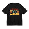 SYPPEIPLC Men Solid Cotton T-Shirt Crew Neck Short Sleeve I Like Exercise Because I Love Eating Casual Daily Tops - I Keep All My Dad Jokes in a Dad