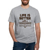 CafePress Thoroughbred Horse Men's Classic T Shirt Men's Semi-Fitted Classic Cotton T-Shirt - Heather Gray