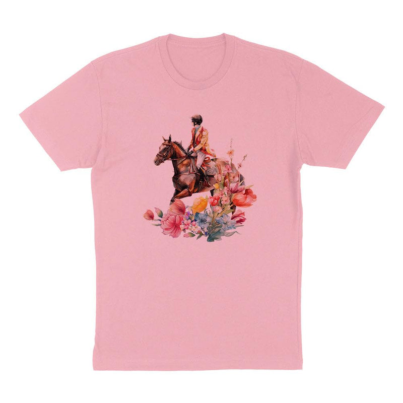 TeesAndTankYou Spring Horseshoe Watercolor Shirt Unisex - Pink