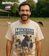 BABATEES Farm Animals Heavy Metal Tshirt for Men, Women & Farmers - 100% Natural Undyed Cotton - size chart