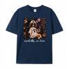 Chaierfei Funny Doll Halloween Mentally I'm Here T-Shirt - Navy