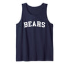 Bears - Designs Bears Tank Top - Navy Blue