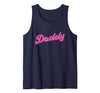 Gay Daddy Gay Pride LGBT Gay Pride LGBT Pink Bear Gay Daddy Tank Top - Navy Blue