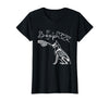 Skeleton Hand Dog Boop - German Shepherd Lovers Skeleton Hand Touch Nose German Shepherds Boop Dog Halloween T-Shirt - Black