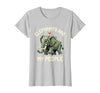 Mademark Elephants Are My People Pixel Art Design T-Shirt - Women - Silver Grey