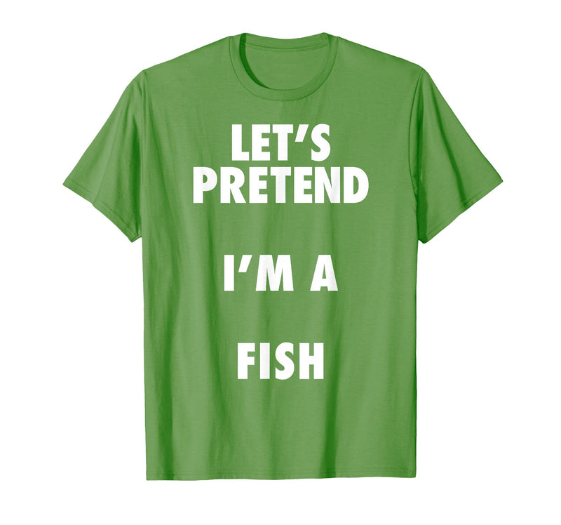 Halloween Costumes MV&SG Fish Halloween Costume, Let's Pretend I'm a Fish Shirt T-Shirt - Grass Green