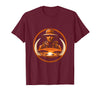Mademark Safari Explorer Elephant Tusk Graphic Tee T-Shirt - Men - Burgundy