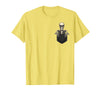 Funny Pocket Skeleton Halloween T Shirt For Men Funny Skeleton in The Pocket Halloween Kids Teens Adults T-Shirt - Lemon