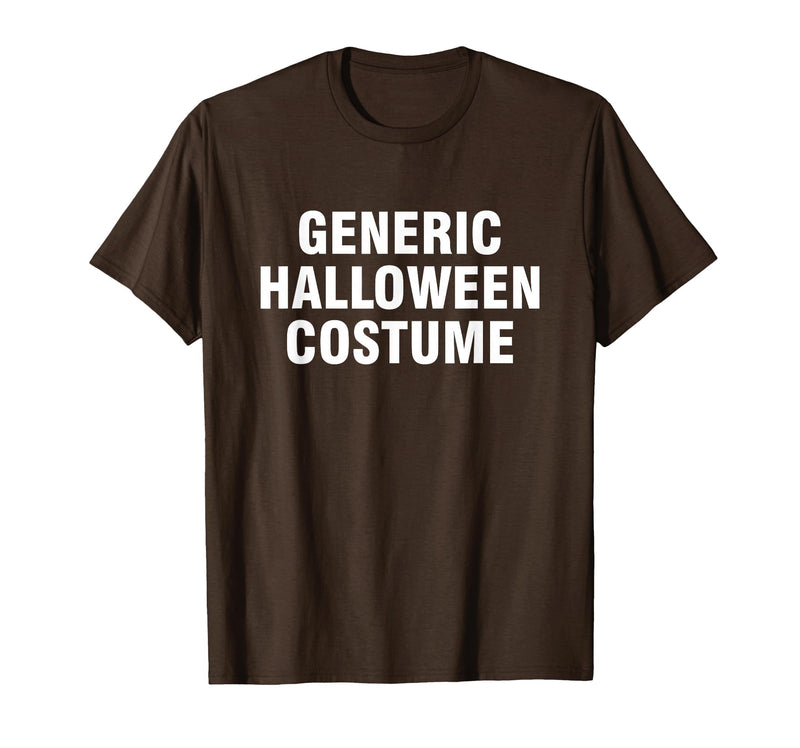 Generic Halloween Costume T-Shirt - Brown