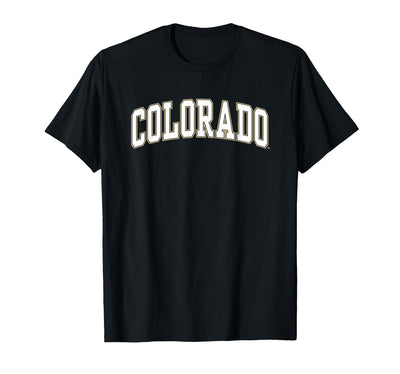 Elite Authentics Colorado Buffaloes Arching Logo Officially T-Shirt
