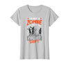 The Shift Worker - Night Shift Worker Design Night Shift Worker Halloween Funny Pun T-Shirt - Silver Grey