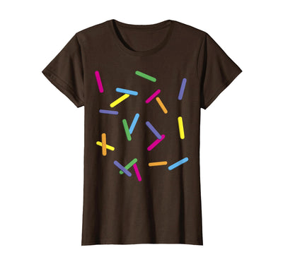 SKM Designs - Easy Halloween Rainbow Sprinkles Ice Cream Simple T-Shirt Costume T-Shirt