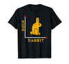Wittgensteins Rabbit Duck Illusion Physics Nerd Math Geek T-Shirt in Black