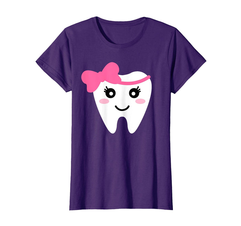 Cute Tooth Fairy Halloween Costume for Women Boys Girls Kids T-Shirt - Purple