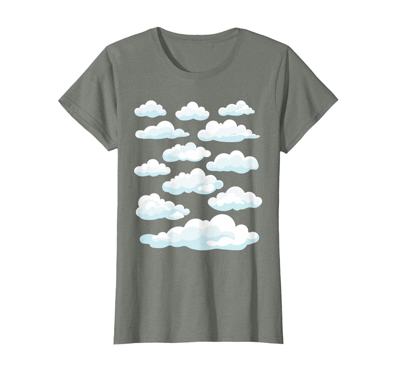 White Clouds Graphs White Clouds T-Shirt - Olive Heather