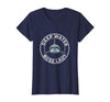 Mademark Deep Water Boss Lady Shark Women Design T-Shirt - Navy Blue
