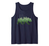Outdoor Nature Forest Animal Gifts Nature Forest Wildlife Trees Wild Animal Bear Tank Top - Navy Blue