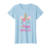 Unicorn Birthday Girl Family Shirts Unicorn Nana of The Birthday Girl Shirt Matching Party Tee T-Shirt - Baby Blue