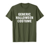 Generic Halloween Costume T-Shirt - Olive Green