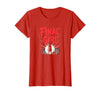 Mademark Halloween - Vampires, Zombies & Horror T-Shirt - Red-final Girl: Survivor of Horror Movie Showdown