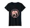 Mademark Be Kind Elephant and Mouse Gentle Touch Design T-Shirt - Women - Black