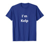 EPQCJ3o Designz Funny Kelp Halloween Costume Seaweed Pretend Minute Idea T-Shirt - Royal Blue