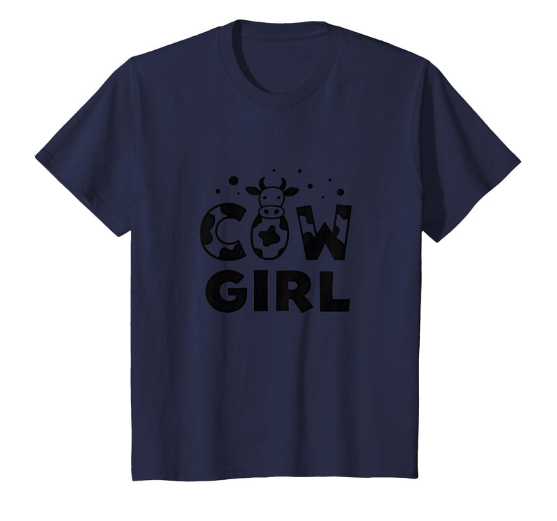 Mademark Cow Girl Moo-tiful Cows For Women Farm Lover Gift T-Shirt - Navy Blue