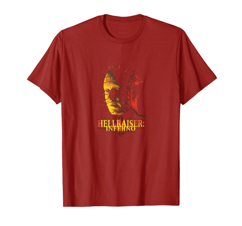 Hellraiser Movie Inferno Pinhead Puzzle Horror PAPL14590 T-Shirt - Cranberry Red