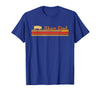 Showing Cattle T-Shirts And Apparel Show Dad - Fun Distressed Look for Showing Pigs T-Shirt - Royal Blue