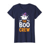 The Boo Crew Shirts The Boo Crew Shirt Matching Men Women Kids Halloween Costume T-Shirt - Navy Blue