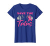 Amb Breast Cancer Awareness Month Warrior Survivor Save The Tatas Breast Cancer Pink Ribbon Skeleton Halloween T-Shirt -