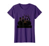 Mademark Vintage Halloween Potion Bottles Dusty Shelf T-Shirt - Purple