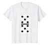 Fun and Easy Halloween Costume T-Shirts - Dominoes Double Five Dominoes Halloween Costume 5 Domino Game T-Shirt - White