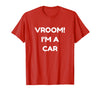 Halloween Apparel 2017 Vroom! I'm A Car Halloween Costume Tshirt - Red