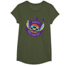 Disney Lilo & Stitch Jack-o’-Lantern Pumpkin Happy Halloween T-Shirt - Olive Green