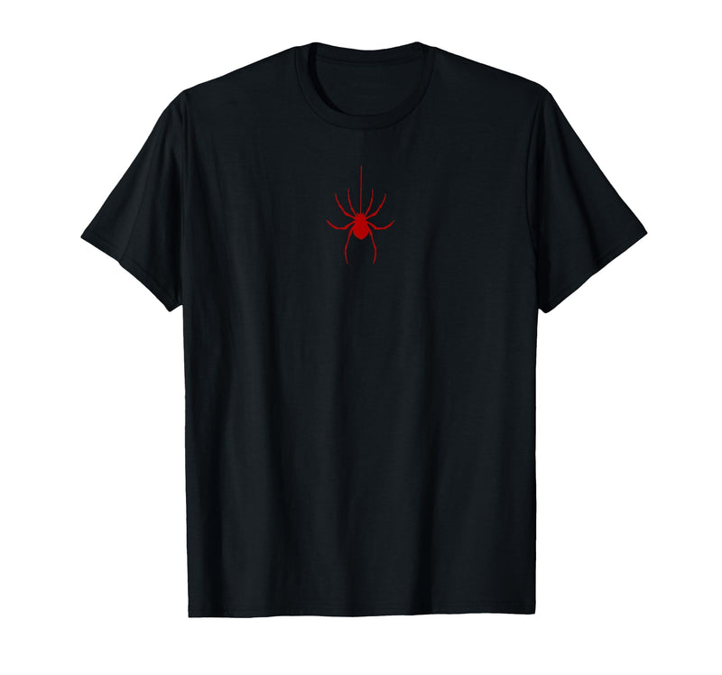 Spooky Halloween Halloween Creepy Spider, Spooky Party Outfit T-Shirt - Black