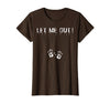 Spooky Halloween Costume Outfit Vintage Let Me Out Pregnancy Hand Print Pregnant Halloween T-Shirt - Brown