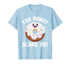 Donut Halloween Shirt Halloween Donut Costume Kids Men Women Doughnut Scare Me T-Shirt - Baby Blue